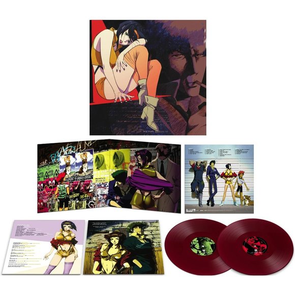 Cowboy Bebop Soundtrack 2-LP ~ Exclusive Colored Vinyl (Burgundy) ~ New/Sealed! - Picture 1 of 3
